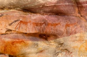 Pinturas rupestres de los bosquimanos, Cedarburg, Cabo Occidental